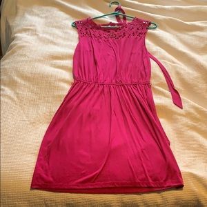 Pinkish, purple summer dress